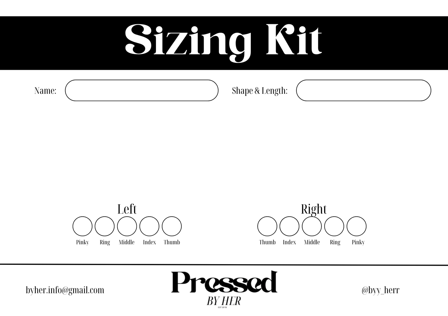 Sizing Kit
